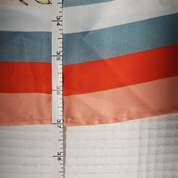 ANTONIO MELANI Raffaella Balloon Sleeve Satin Dress: Oceanprint: XL SEE DETAILS - Picture 12 of 16